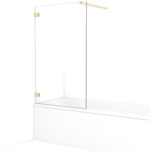 Diamond Badwand | 90 cm Lichtgoud Helder glas