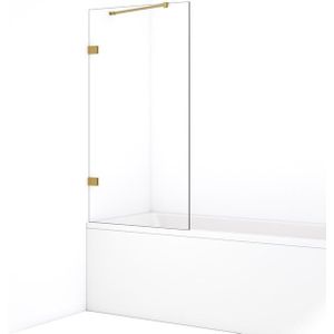 Diamond Badwand | 75 cm Goud Helder glas