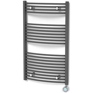 Venus Radiator Elektrisch | 60x118 cm Donkergrijs 668 Watt Staal