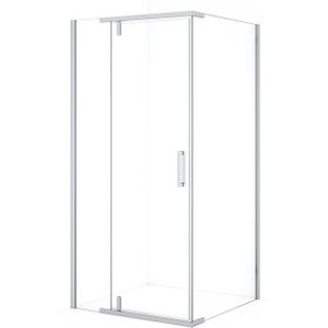 Topaz Douchecabine | 100x100 cm Chroom Draaideur Vierkant