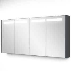 Spiegelkast Met Verlichting Modulo 160x70cm Donkergrijs