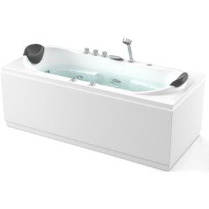 Whirlpool Bad Nordic Brass 2 Persoons 200x90cm Watermassage