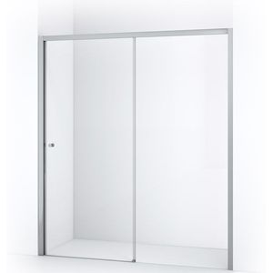 Crystal Comfort Douchedeur | 170 cm Chroom Helder glas Schuifdeur