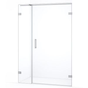 Diamond Douchedeur | 135 cm Chroom Helder glas Draaideur