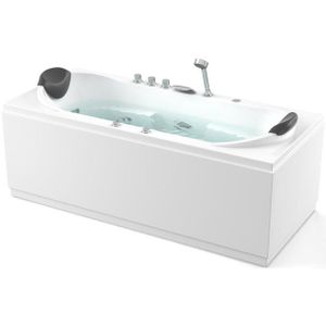 Whirlpool Bad Nordic Brass 2 Persoons 180x80cm Watermassage