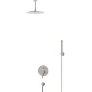 Radius Regendouche Inbouw | Rvs 25 cm Regendouche Eéngreeps