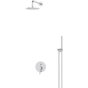 Radius Regendouche Inbouw | Chroom 20 cm Regendouche Eéngreeps