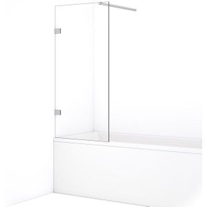 Diamond Badwand | 70 cm Chroom Helder glas