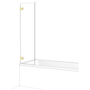 Diamond Badwand | 40 cm Lichtgoud Helder glas