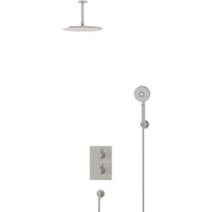 Radius Regendouche Inbouw | Rvs 25 cm Regendouche Thermostatisch