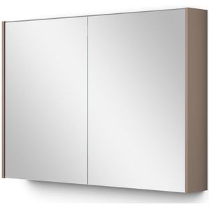 Spiegelkast Met Verlichting Modulo 100x70cm Taupe