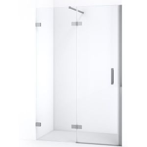 Diamond Douchedeur | 120 cm Chroom Helder glas Draaideur