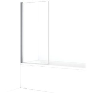 Diamond Badwand | 80 cm Chroom Helder glas