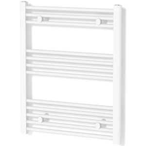 Mars Handdoekradiator | 60x74 cm Mat wit 339 Watt Staal Centrale verwarming