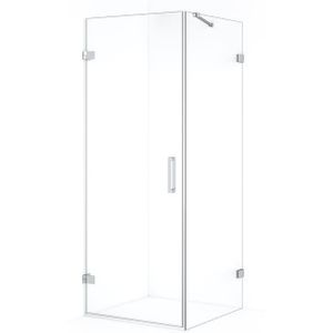 Diamond Douchecabine | 80x80 cm Chroom Helder glas Draaideur Vierkant