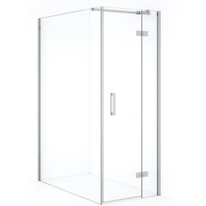 Diamond Douchecabine | 140x90 cm Chroom Helder glas Draaideur Rechthoek