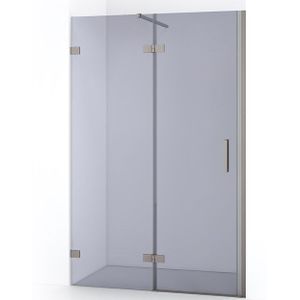 Diamond Douchedeur | 120 cm Rvs Rookglas Draaideur