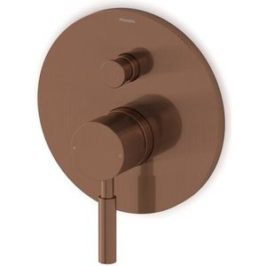 Inbouw Douchekraan Radius Koper, Eéngreeps Mengkraan, Koper