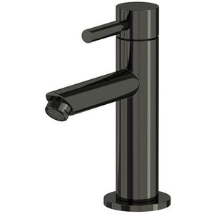 Fonteinkraan Radius Black Chrome, Koudwaterkraan, Zwart Chroom