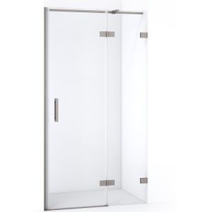 Diamond Douchedeur | 100 cm Rvs Helder glas Draaideur