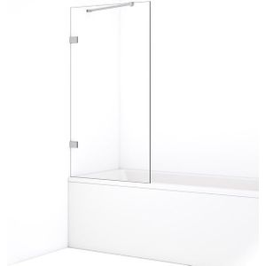 Diamond Badwand | 75 cm Chroom Helder glas