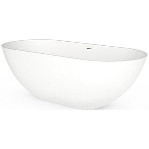 Tesino Vrijstaand bad | 180x85cm Solid Surface  Mat Wit
