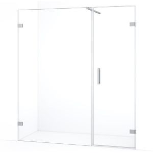 Diamond Douchedeur | 175 cm Chroom Helder glas Draaideur