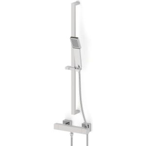 Cubic opbouw douchekranenset | Chroom Mengkraan met handdouche 1 stand