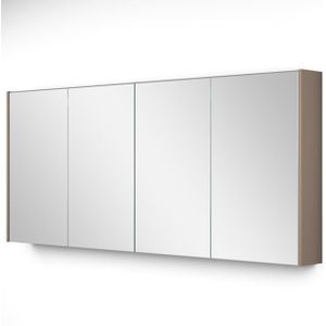 Spiegelkast Met Verlichting Modulo 160x70cm Taupe