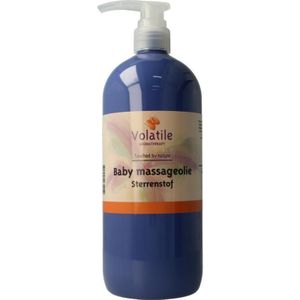 Massageolie - Sterrenstof - Voor Baby's - Verzorgende Amandel en Jojoba Olie
