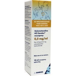 Sandoz Xylometazoline 0,05% spray 10ml