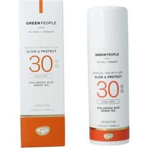 Green People - Glow & Protect - Zonnebrand - SPF30 - 150 ml