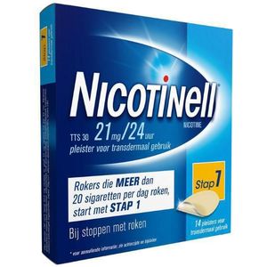Nicotinell Nicotinepleister tts30 21 mg 14 stuks