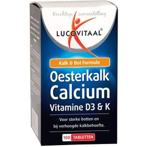 Lucovitaal Oesterkalk calcium 100 tabletten