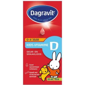 Dagravit Kids vitamine d druppels oliebasis 25ml