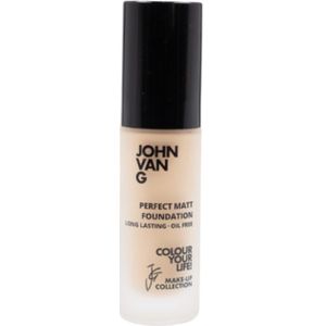 John van G - Perfect Matt Foundation - 20 ML - Oil Free - Long Lasting