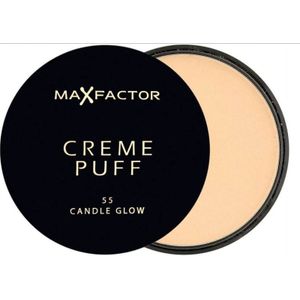 Max Factor Creme Puff Pressed Powder Foundation 55 Candle Glow 21 gram