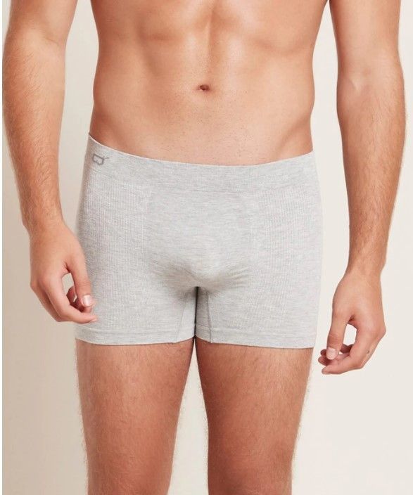 Bamboo Organic Men's original boxer light grey maat l 2 stuks