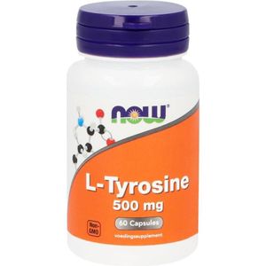 Now L-tyrosine 500mg 60 capsules