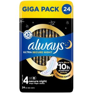 Always - Ultra Secure Night - Maandverband - 24 Stuks