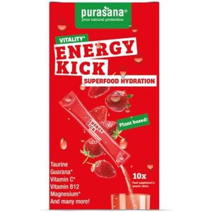 Purasana - Energy Kick - Superfood Hydration Poeder - 10 Stuks