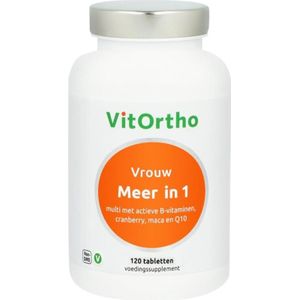 Vitortho Meer-in-1 vrouw 120 tabletten
