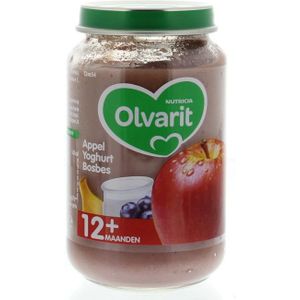 Olvarit 12m54 appel yoghurt bosbes 6 x 200gr