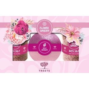 Treets - Flower Garden Giftset - 3-delig - Badzout