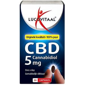 Lucovitaal Cbd cannabidiol 5 mg 90 capsules