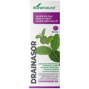 Soria Natural - Drainasor Composor Druppels - 50ml - Voedingssupplement