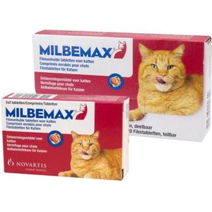 Milbemax Katten ontworming 4 Stuks
