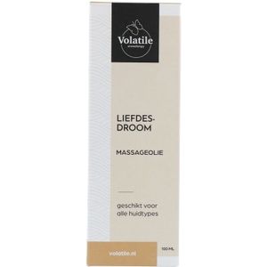 Volatile Massageolie liefdesdroom glas met pomp 100ml