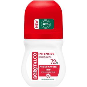 Borotalco - Intensive Deodorant Roller - 72 Uur Bescherming - Active Crystal Talc