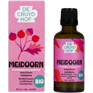 De Cruydhof Crataegus oxyacantha fol & flor/meidoorn bio 50ml